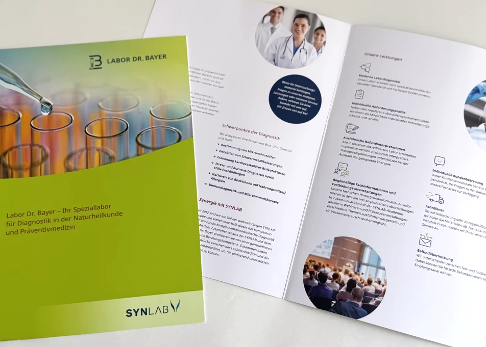 Corporate Design und Printmedien Labor Dr. Bayer