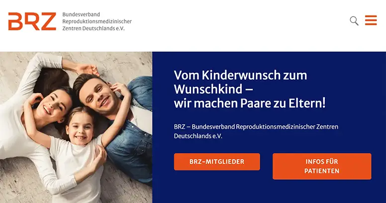 Webauftritt für den BRZ