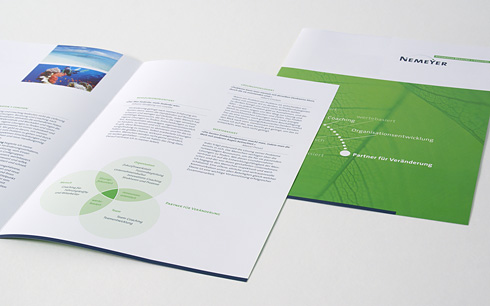 Himbeerrot Broschure Layout Gestaltung Grafik Design