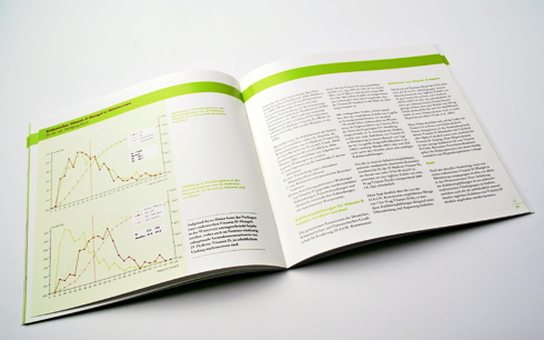 Doppelseite Broschüre | Infografik | Diagramme