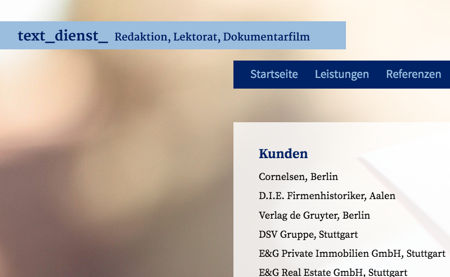 Webdesign und Programmierung im CMS Contao